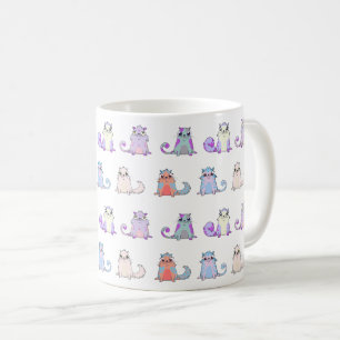 Taza De Café Los gatos lindos son el modelo 1 de los