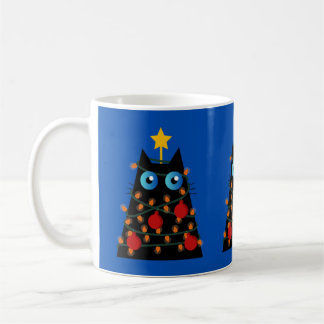 Taza De Café ¡Los gatos negros gobiernan! ¡Quisqueros y Navidad