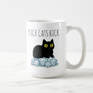 Taza De Café Los gatos negros son geniales