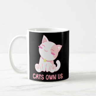 Taza De Café Los Gatos Nos Propietan El Humor De Gato De Gato G