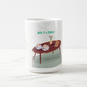 Taza De Café Los gemelos le dan un café a Baby Shower - Hazlo d