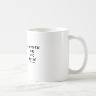 Taza De Café Los geólogos están en la datación (el humor