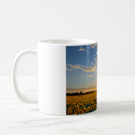 Taza De Café Los girasoles al atardecer