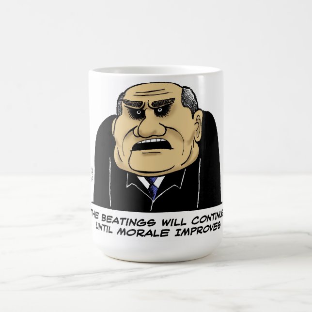 Taza De Café Los golpeos continuarán (Centro)