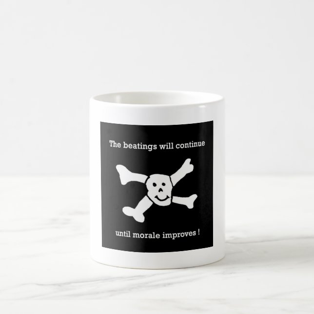 Taza De Café ¡Los golpeos continuarán hasta que la moral (Centro)