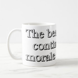 Taza De Café "Los golpeos continuarán hasta que la moraleja