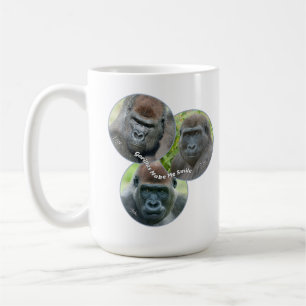 Taza De Café Los gorilas me hacen sonreír