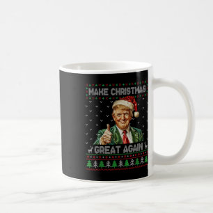 Taza De Café Los graciosos camisas de Trump Navidades hacen que