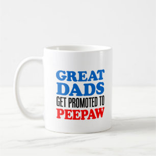 Taza De Café Los grandes papás promovieron al abuelo meridiona