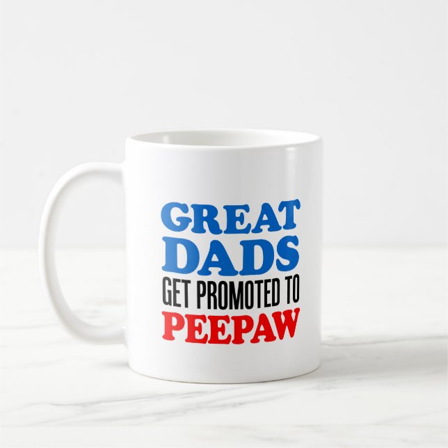 Taza De Café Los grandes papás promovieron al abuelo meridional (Izquierda)