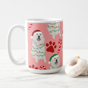 Taza De Café Los grandes Pirineos navidades