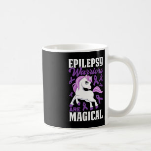 Taza De Café Los guerreros epilépticos son una cinta morada mág