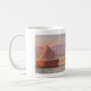Taza De Café Los Haystacks de Monet, Frost blanco, salida del