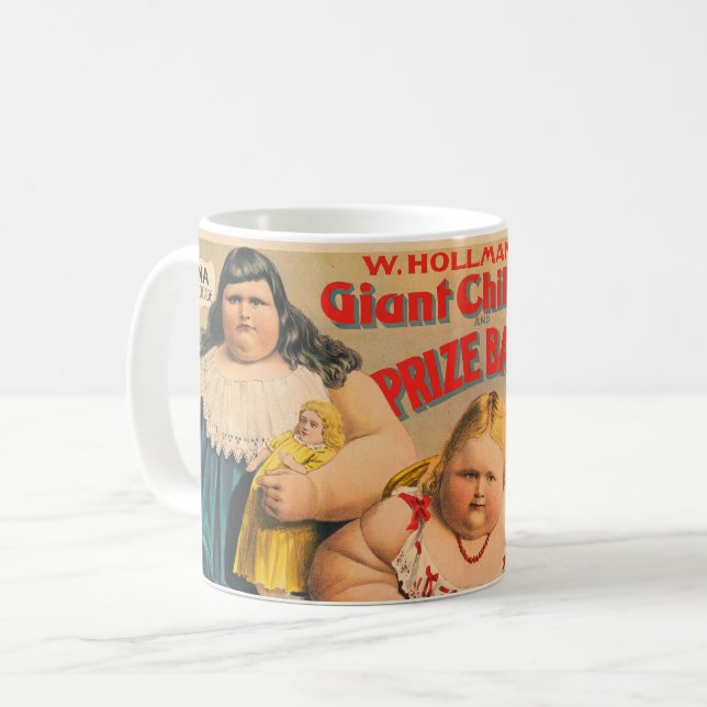 Taza De Café Los hijos gigantes de W. Hollmann y el premio Baby (Anverso izquierdo)