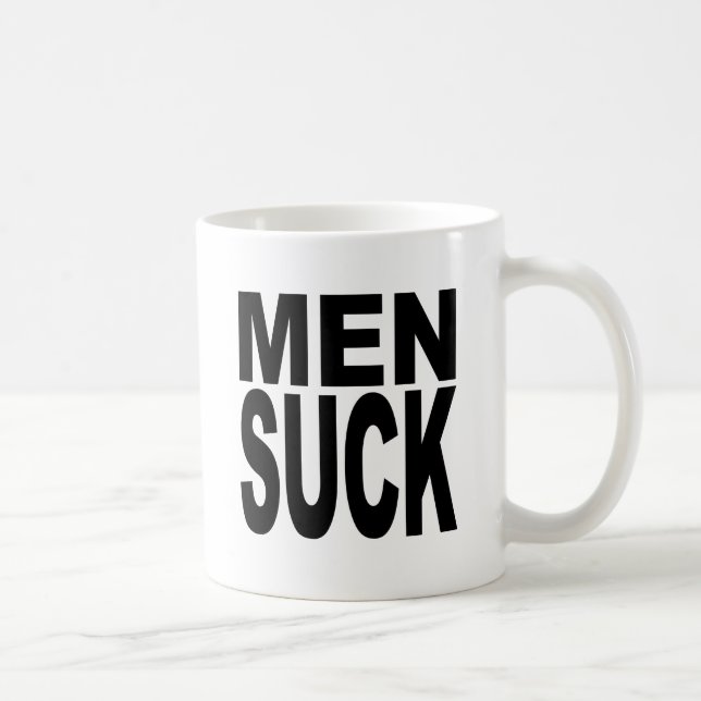 Taza De Café Los hombres chupan (Derecha)