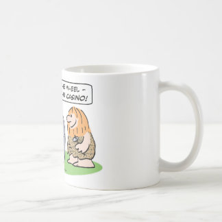 Taza De Café Los hombres de las cavernas inventan la rueda,