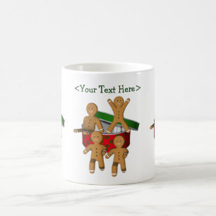 Taza De Café Los hombres de pan de jengibre personalizaron la