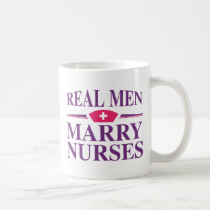 Taza De Café Los hombres de verdad se casan con enfermeras