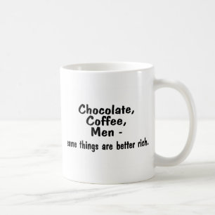 Taza De Café Los hombres del café del chocolate algunas cosas