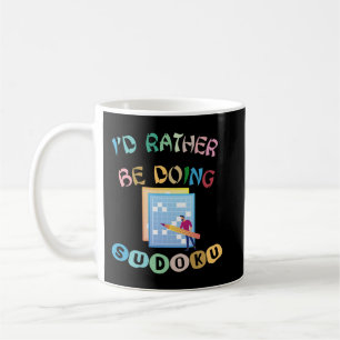 Taza De Café Los Hombres Prefieren Estar Haciendo Rompecabezas