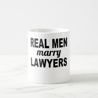 Taza De Café Los hombres reales casan a abogados