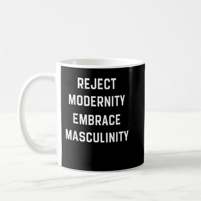 Taza De Café Los hombres rechazan la modernidad Abrazo masculin (Izquierda)