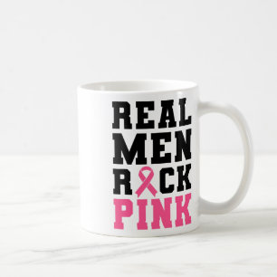 Taza De Café Los hombres rockean la conciencia sobre el cáncer 