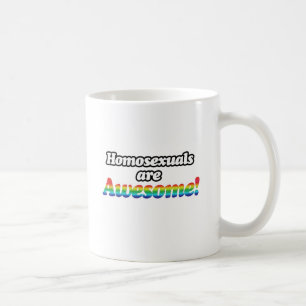 TAZA DE CAFÉ LOS HOMOSEXUALES SON INCREÍBLES