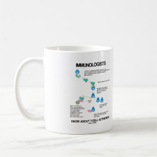 Taza De Café Los inmunólogos saben sobre la activación de célul