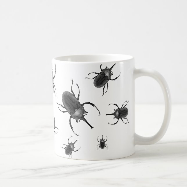 Taza De Café Los insectos por todas partes asaltan (Derecha)