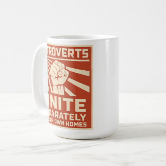 Taza De Café Los Introvertidos Se Unen Separadamente Por Sí Mis
