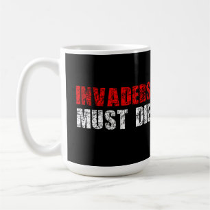 Taza De Café Los invasores deben morir