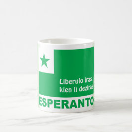 Taza De Café Los iras del esperanto/"de Liberulo, kien deziras