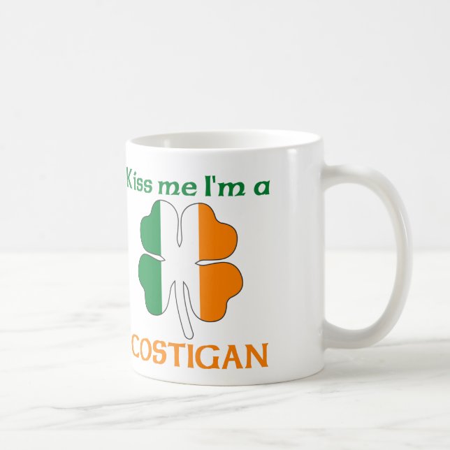 Taza De Café Los irlandeses personalizados me besan que soy (Derecha)