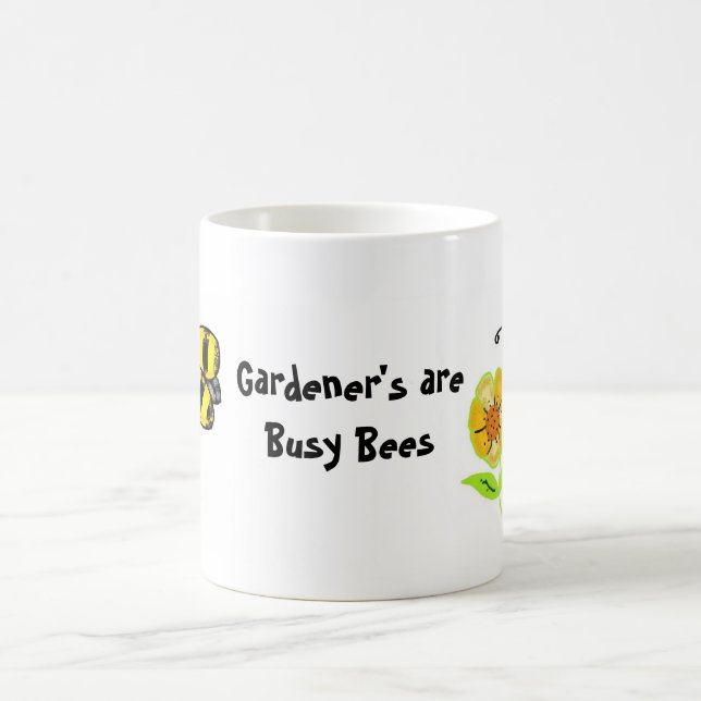 Taza De Café Los jardineros son abejas ocupadas (Centro)