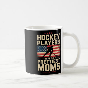 Taza De Café Los jugadores de hockey tienen las mamás más bonit
