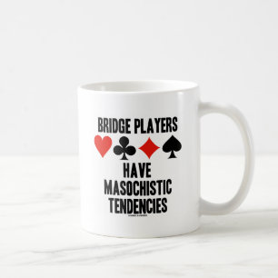 Taza De Café Los jugadores de puente tienen tendencias