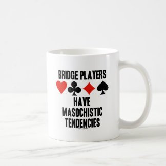 Taza De Café Los jugadores de puente tienen tendencias