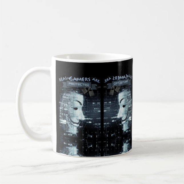 Taza De Café Los jugadores reales están protegidos (Izquierda)
