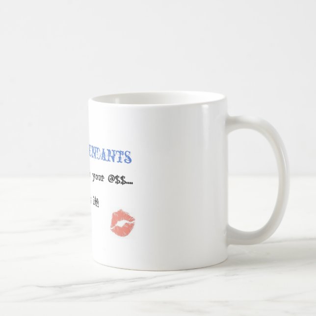 Taza De Café los labios, asistentes de vuelo, están aquí (Derecha)