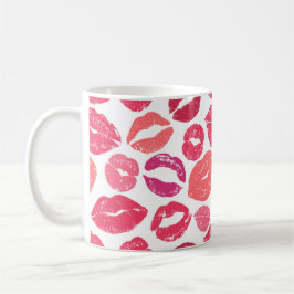 Taza De Café Los labios de beso adoran a Mug
