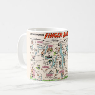 Taza De Café Los Lagos Finger de Nueva York