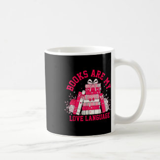 Taza De Café Los libros son mi lenguaje de amor leyendo bibliot