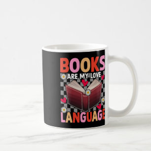 Taza De Café Los libros son mi lenguaje del amor Amante de la l