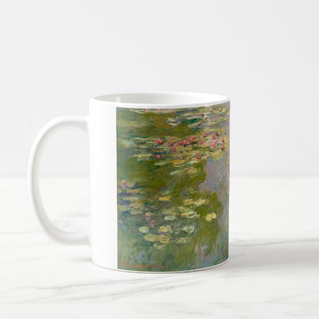 Taza De Café Los lirios de agua de Claude Monet (Izquierda)