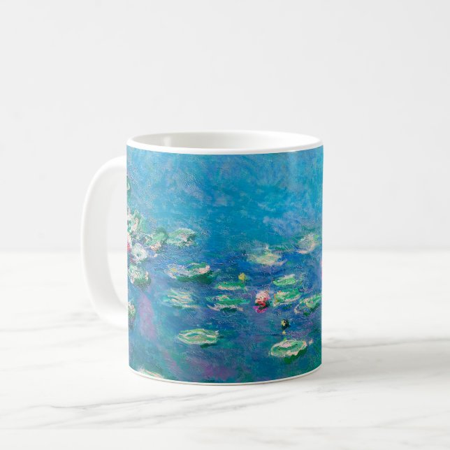 Taza De Café Los lirios de agua de Claude Monet (Anverso izquierdo)