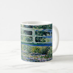 Taza De Café "Los lirios de agua y el puente japonés"