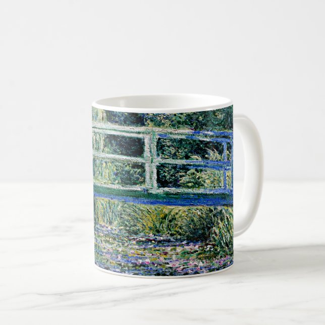 Taza De Café "Los lirios de agua y el puente japonés" (Anverso derecho)