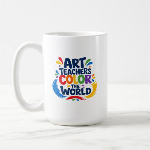 Taza De Café Los maestros de arte colorean el mundo - Apreciaci