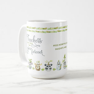 Taza De Café Los maestros plantan semillas que crecen por siemp